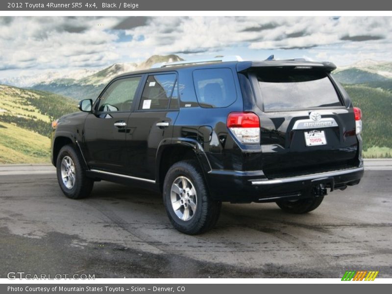 Black / Beige 2012 Toyota 4Runner SR5 4x4