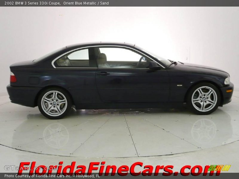Orient Blue Metallic / Sand 2002 BMW 3 Series 330i Coupe