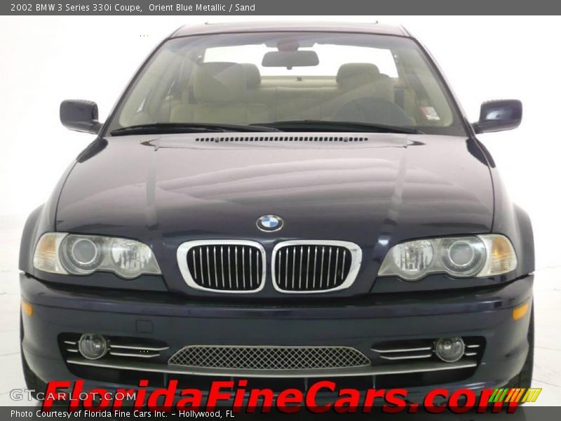 Orient Blue Metallic / Sand 2002 BMW 3 Series 330i Coupe