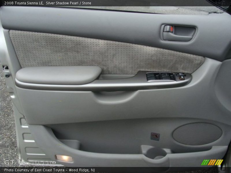 Silver Shadow Pearl / Stone 2008 Toyota Sienna LE