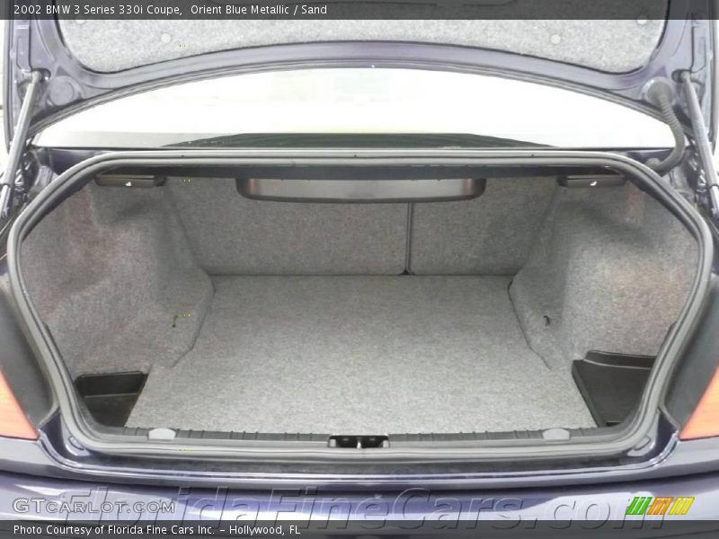 Orient Blue Metallic / Sand 2002 BMW 3 Series 330i Coupe
