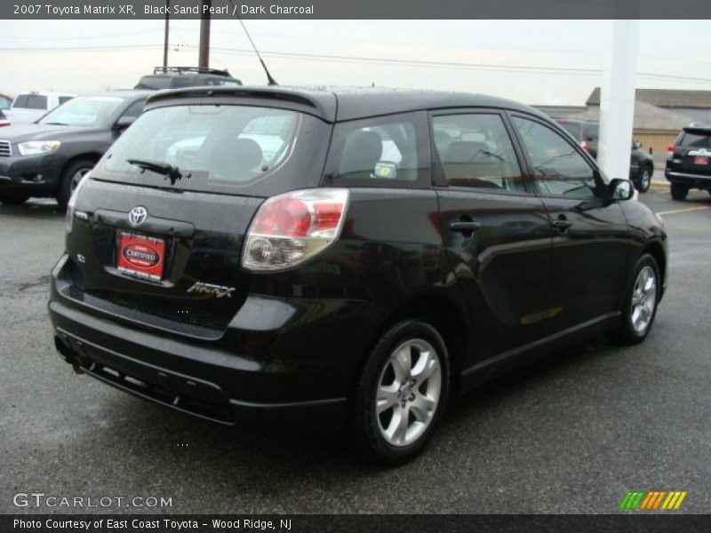 Black Sand Pearl / Dark Charcoal 2007 Toyota Matrix XR
