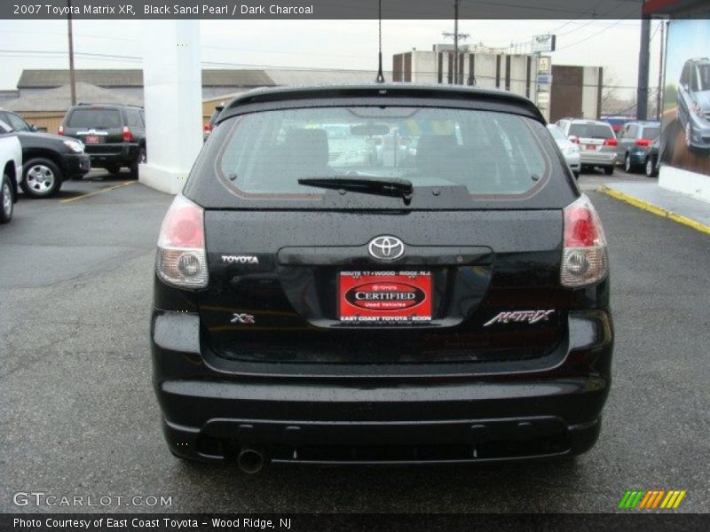 Black Sand Pearl / Dark Charcoal 2007 Toyota Matrix XR