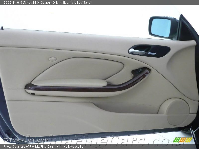 Orient Blue Metallic / Sand 2002 BMW 3 Series 330i Coupe