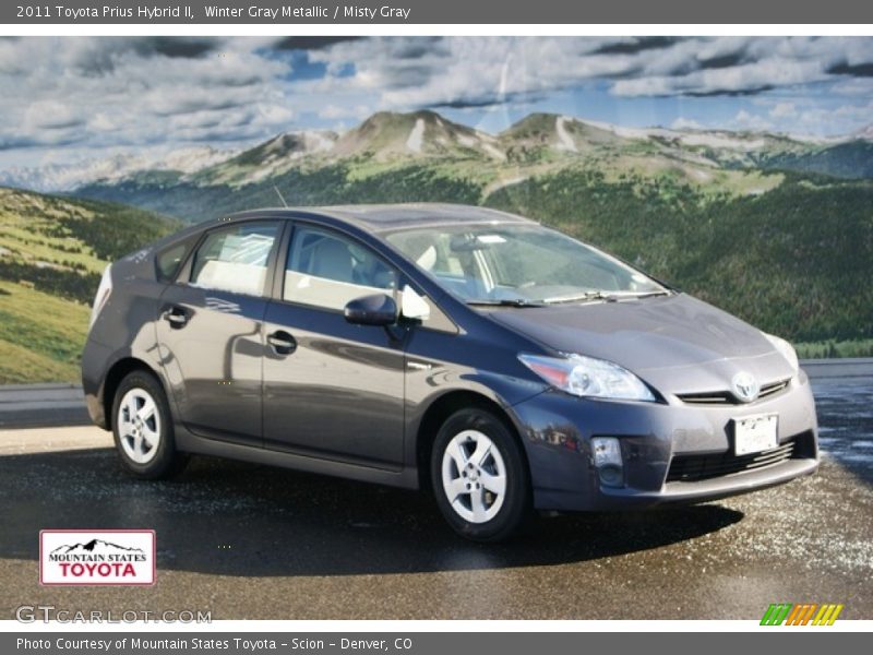 Winter Gray Metallic / Misty Gray 2011 Toyota Prius Hybrid II