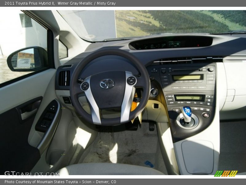 Winter Gray Metallic / Misty Gray 2011 Toyota Prius Hybrid II