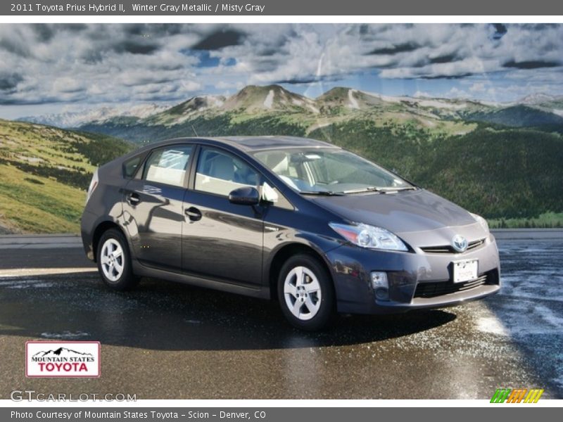Winter Gray Metallic / Misty Gray 2011 Toyota Prius Hybrid II