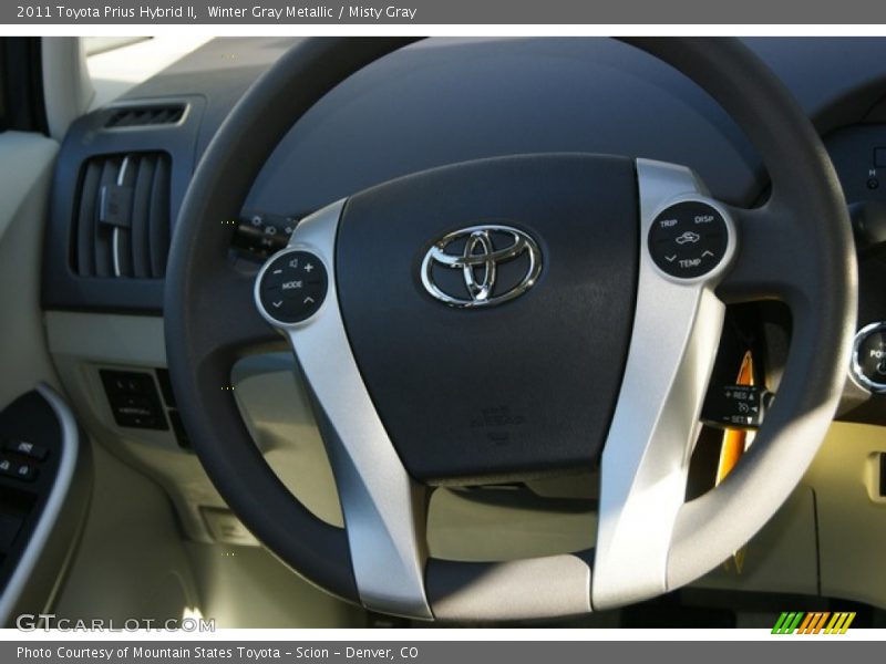 Winter Gray Metallic / Misty Gray 2011 Toyota Prius Hybrid II