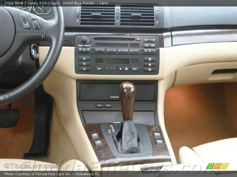 Orient Blue Metallic / Sand 2002 BMW 3 Series 330i Coupe
