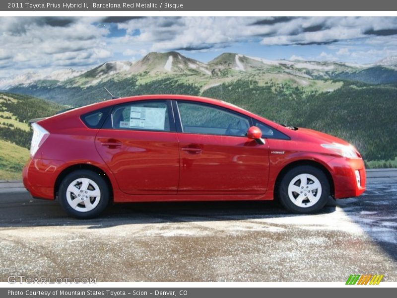  2011 Prius Hybrid II Barcelona Red Metallic