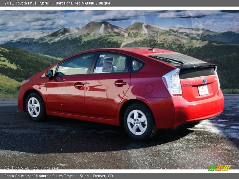 Barcelona Red Metallic / Bisque 2011 Toyota Prius Hybrid II