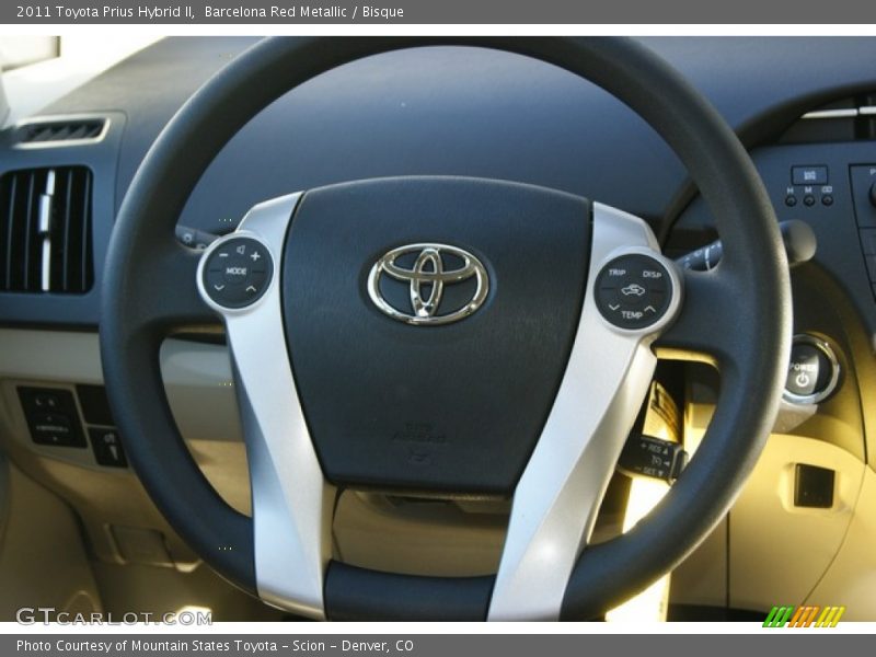  2011 Prius Hybrid II Steering Wheel