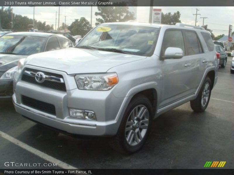 Classic Silver Metallic / Graphite 2010 Toyota 4Runner Limited