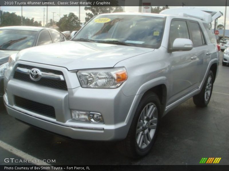 Classic Silver Metallic / Graphite 2010 Toyota 4Runner Limited