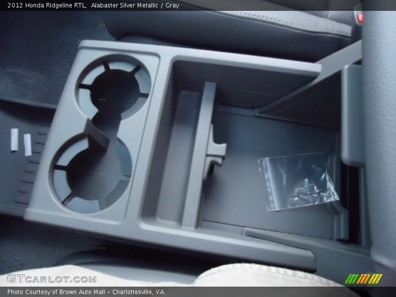 Alabaster Silver Metallic / Gray 2012 Honda Ridgeline RTL