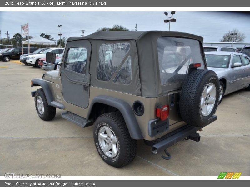 Light Khaki Metallic / Khaki 2005 Jeep Wrangler X 4x4