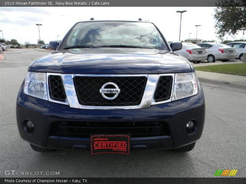 Navy Blue Metallic / Cafe Latte 2010 Nissan Pathfinder SE