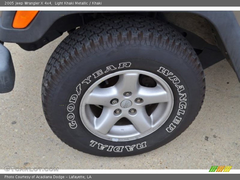 Light Khaki Metallic / Khaki 2005 Jeep Wrangler X 4x4