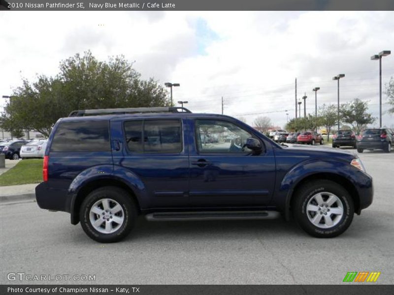 Navy Blue Metallic / Cafe Latte 2010 Nissan Pathfinder SE