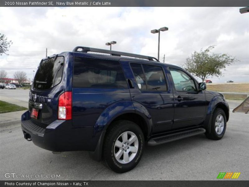 Navy Blue Metallic / Cafe Latte 2010 Nissan Pathfinder SE