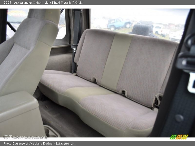 Light Khaki Metallic / Khaki 2005 Jeep Wrangler X 4x4