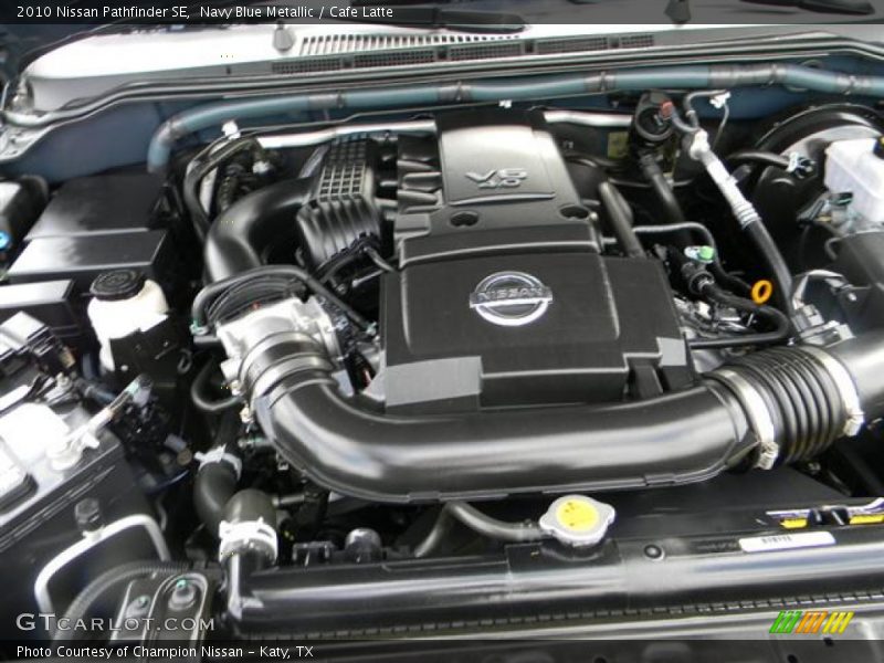 Navy Blue Metallic / Cafe Latte 2010 Nissan Pathfinder SE