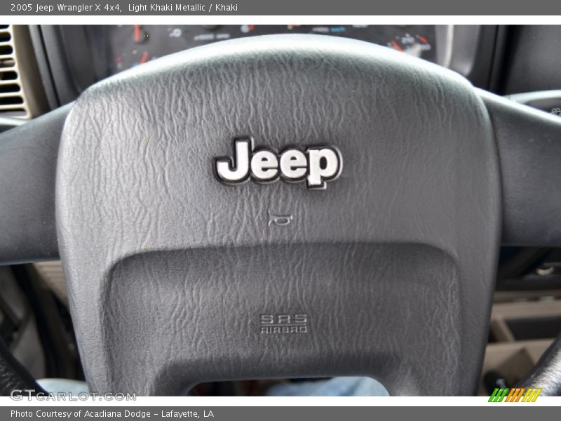 Light Khaki Metallic / Khaki 2005 Jeep Wrangler X 4x4