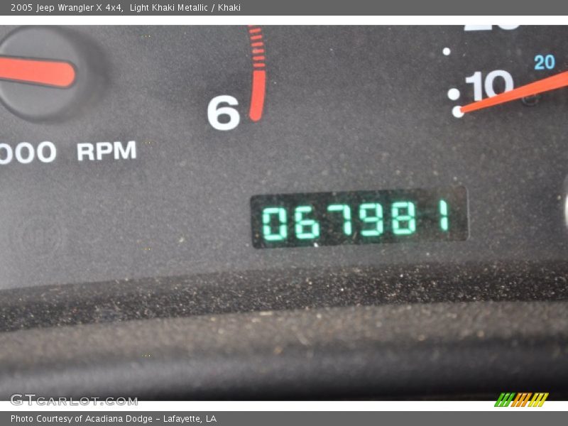 Light Khaki Metallic / Khaki 2005 Jeep Wrangler X 4x4