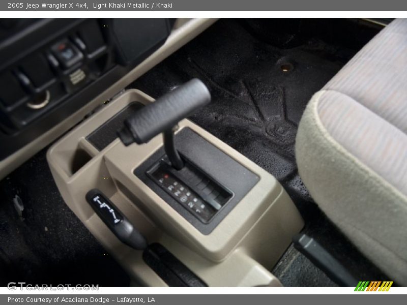 Light Khaki Metallic / Khaki 2005 Jeep Wrangler X 4x4