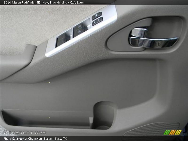 Navy Blue Metallic / Cafe Latte 2010 Nissan Pathfinder SE
