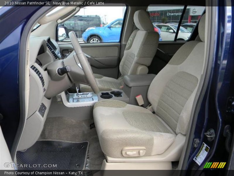  2010 Pathfinder SE Cafe Latte Interior