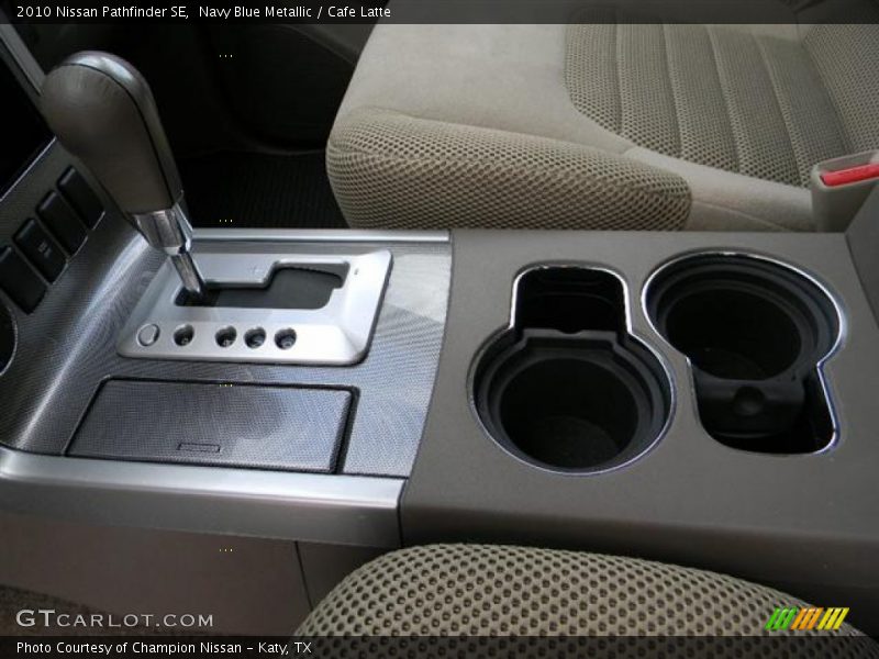 Navy Blue Metallic / Cafe Latte 2010 Nissan Pathfinder SE