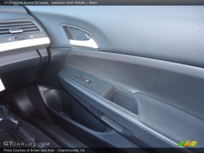 Alabaster Silver Metallic / Black 2012 Honda Accord SE Sedan