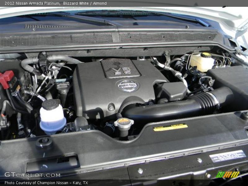  2012 Armada Platinum Engine - 5.6 Liter Flex-Fuel DOHC 32-Valve CVTCS V8