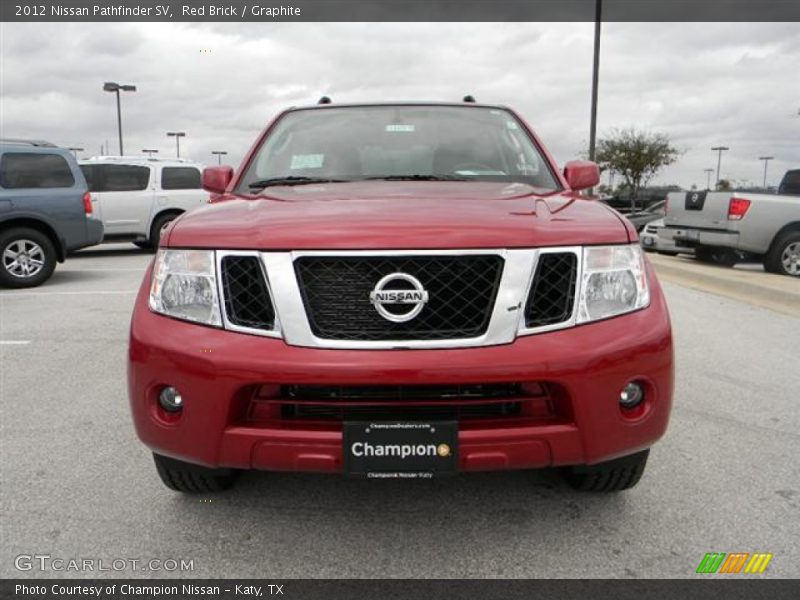 Red Brick / Graphite 2012 Nissan Pathfinder SV