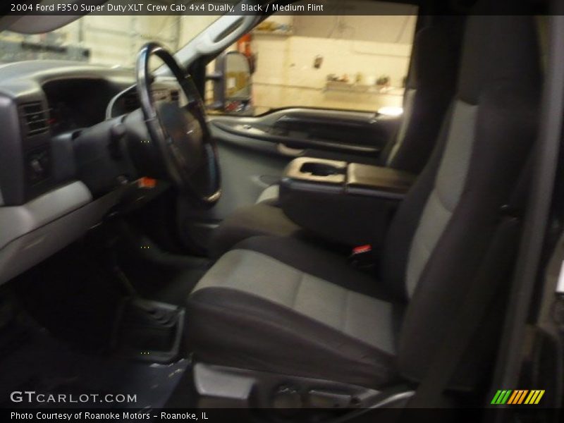 Black / Medium Flint 2004 Ford F350 Super Duty XLT Crew Cab 4x4 Dually
