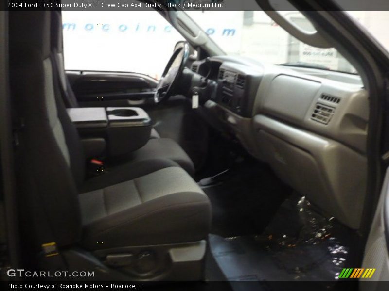Black / Medium Flint 2004 Ford F350 Super Duty XLT Crew Cab 4x4 Dually