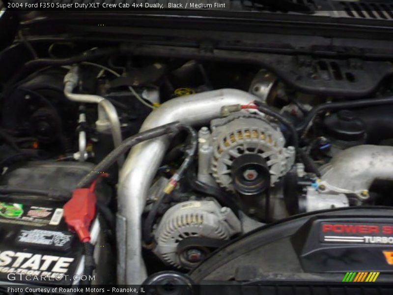 Black / Medium Flint 2004 Ford F350 Super Duty XLT Crew Cab 4x4 Dually