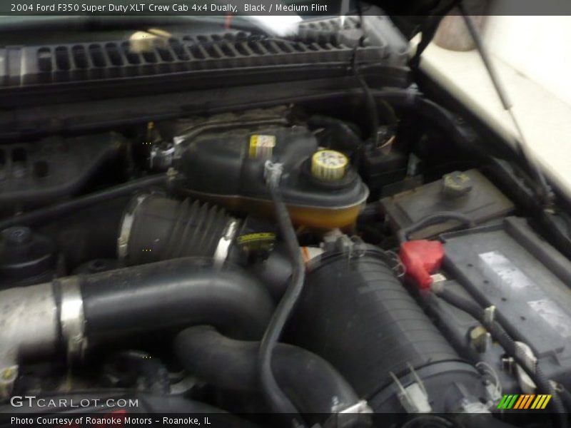 Black / Medium Flint 2004 Ford F350 Super Duty XLT Crew Cab 4x4 Dually