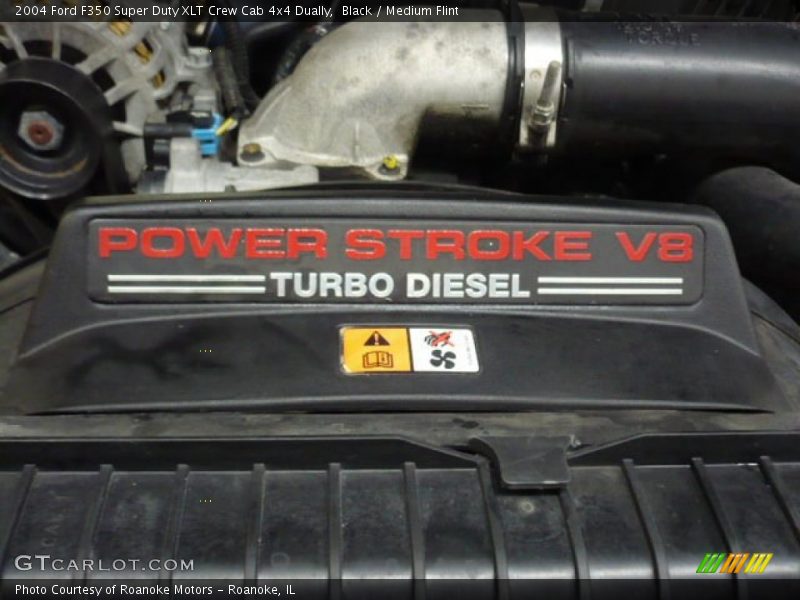 Black / Medium Flint 2004 Ford F350 Super Duty XLT Crew Cab 4x4 Dually