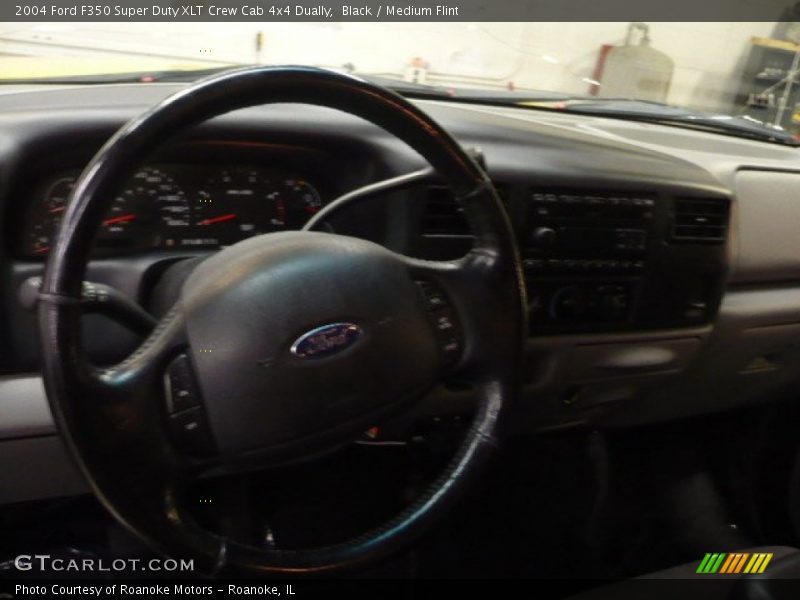 Black / Medium Flint 2004 Ford F350 Super Duty XLT Crew Cab 4x4 Dually