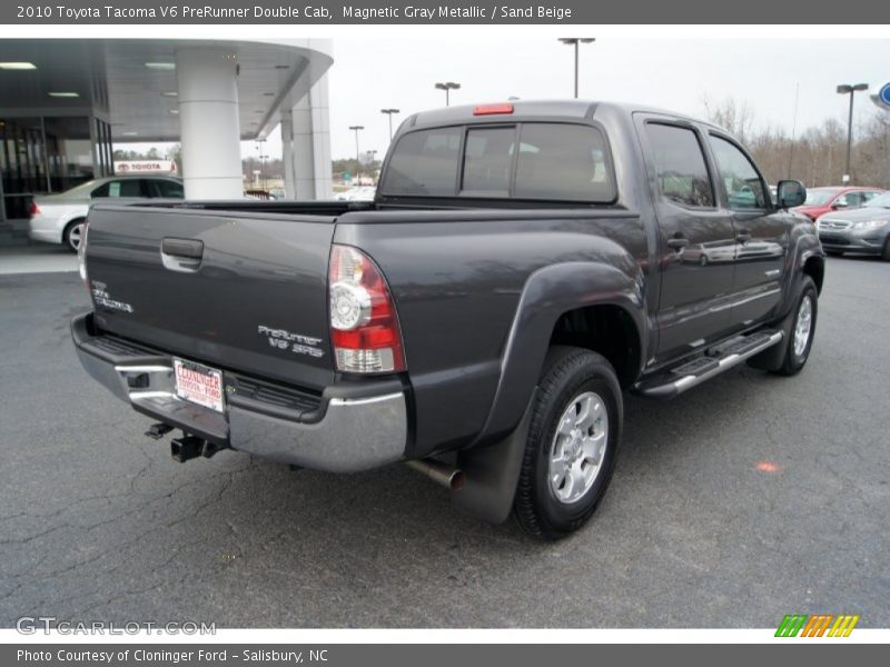 Magnetic Gray Metallic / Sand Beige 2010 Toyota Tacoma V6 PreRunner Double Cab