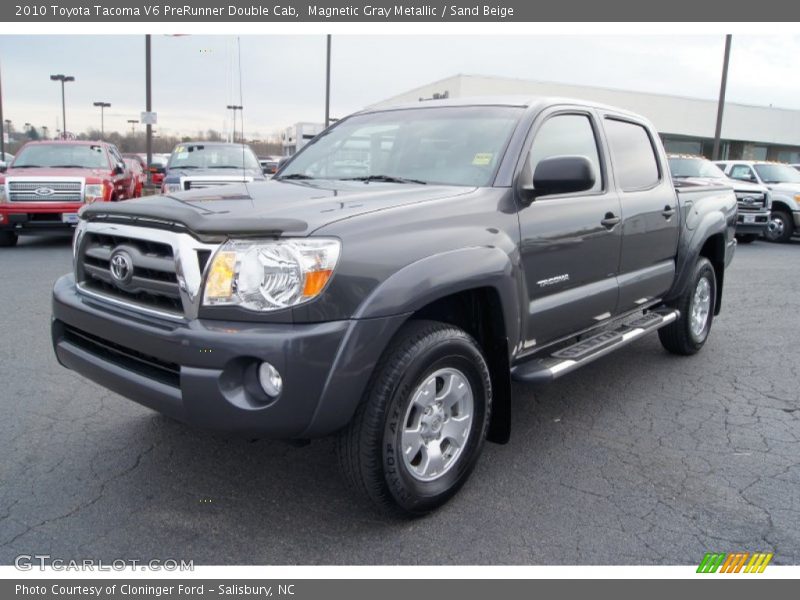 Magnetic Gray Metallic / Sand Beige 2010 Toyota Tacoma V6 PreRunner Double Cab