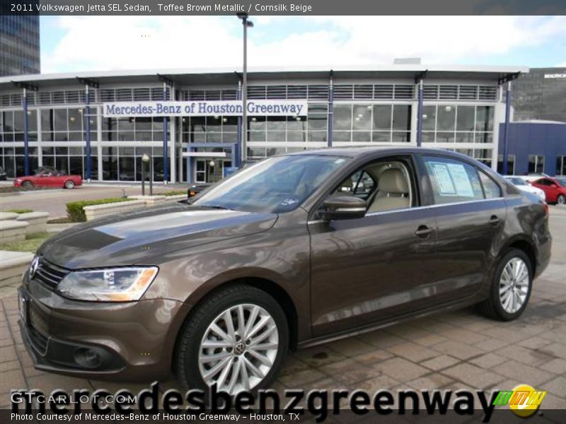 Toffee Brown Metallic / Cornsilk Beige 2011 Volkswagen Jetta SEL Sedan