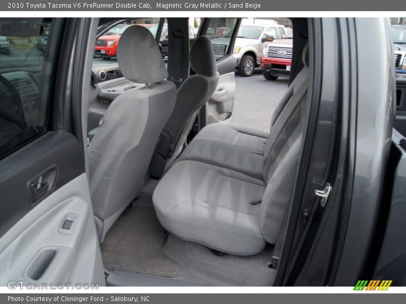  2010 Tacoma V6 PreRunner Double Cab Sand Beige Interior
