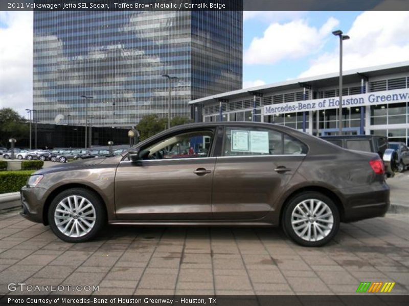 Toffee Brown Metallic / Cornsilk Beige 2011 Volkswagen Jetta SEL Sedan