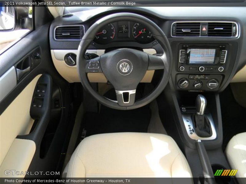 Toffee Brown Metallic / Cornsilk Beige 2011 Volkswagen Jetta SEL Sedan