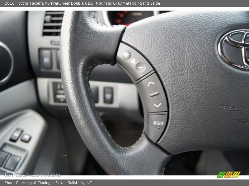 Magnetic Gray Metallic / Sand Beige 2010 Toyota Tacoma V6 PreRunner Double Cab