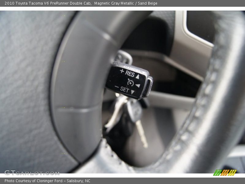 Magnetic Gray Metallic / Sand Beige 2010 Toyota Tacoma V6 PreRunner Double Cab