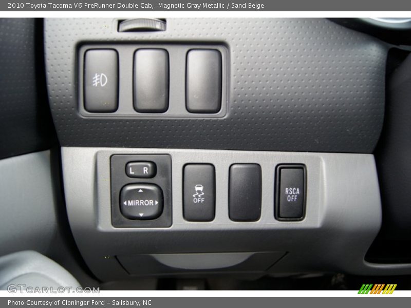 Controls of 2010 Tacoma V6 PreRunner Double Cab